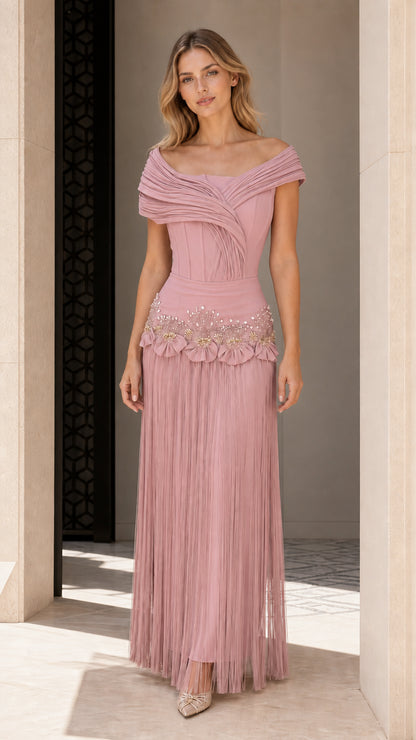 Front view in Dusty Pink color variant