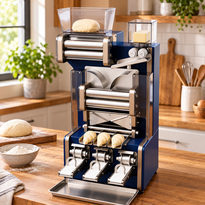 Three-Lane Countertop Pastry Forming Machine