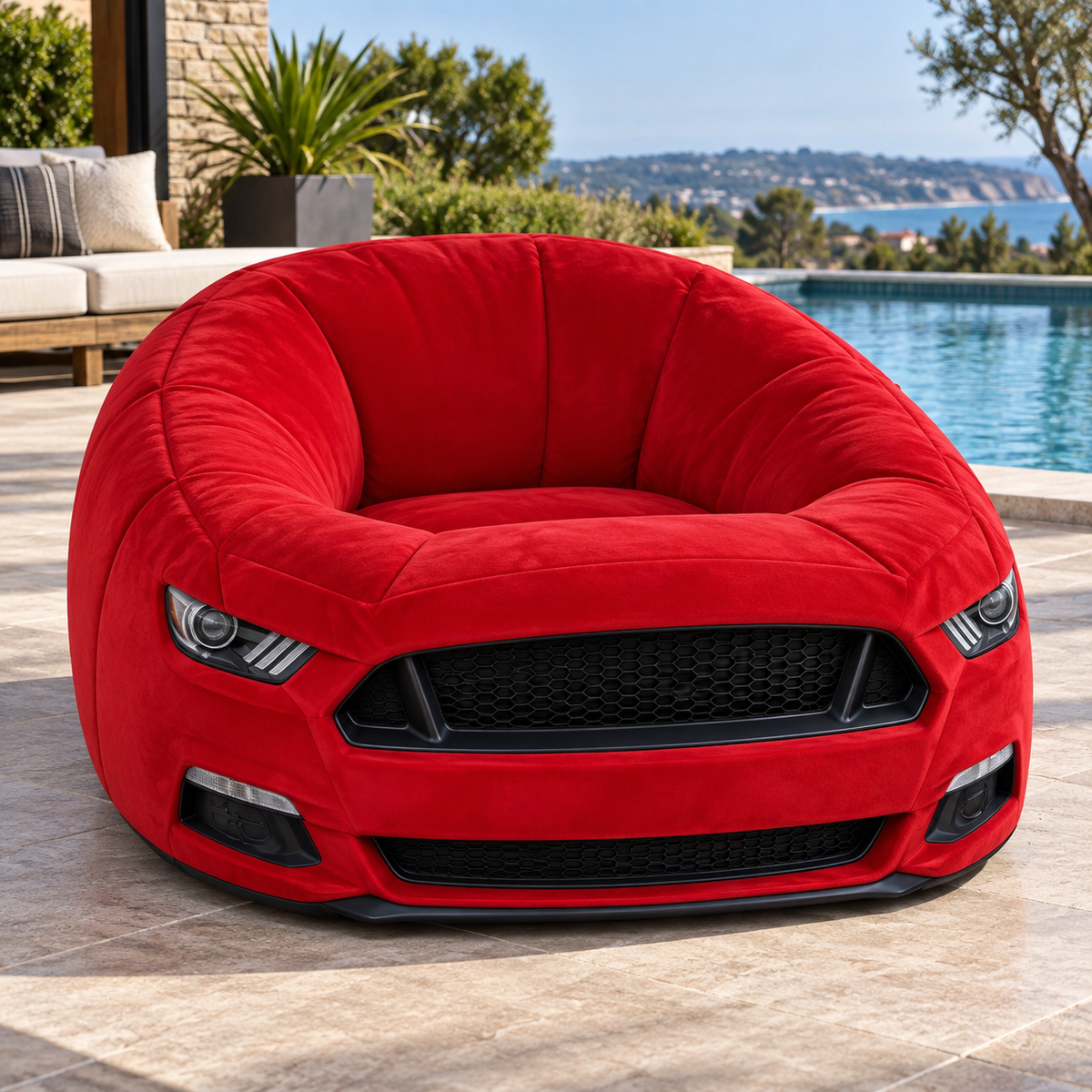 Sportscar Inflatable Lounge Chair
