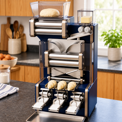 Three-Lane Countertop Pastry Forming Machine