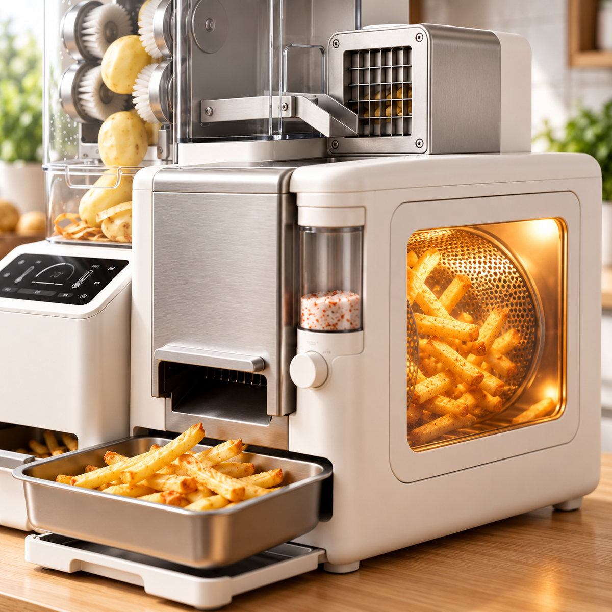 FryFlow One-Touch Potato-to-Fries Appliance