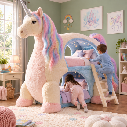 Giant Unicorn Bunk Bed