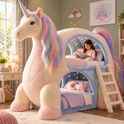 Giant Unicorn Bunk Bed