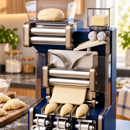 Automatic Croissant Dough Laminating &amp; Forming Machine