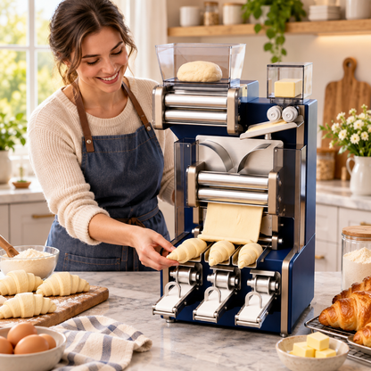 Automatic Croissant Dough Laminating &amp; Forming Machine