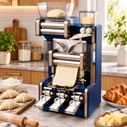 Automatic Croissant Dough Laminating &amp; Forming Machine